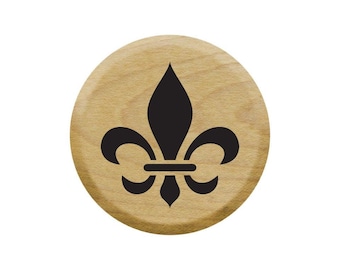 Tiny Fluer de Lis Rubber Stamp for Journaling, Crafts and Bullet Journal Stamps Mini Rubber Stamps