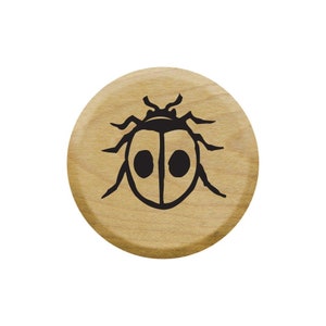 Tiny Ladybug Rubber Stamp, Planner Stamp, Calendar Stamp for Scrapbooking, Journal Entries, Card Making and Much More