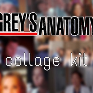 100 foto's | grey's anatomy collagekit (digitaal)