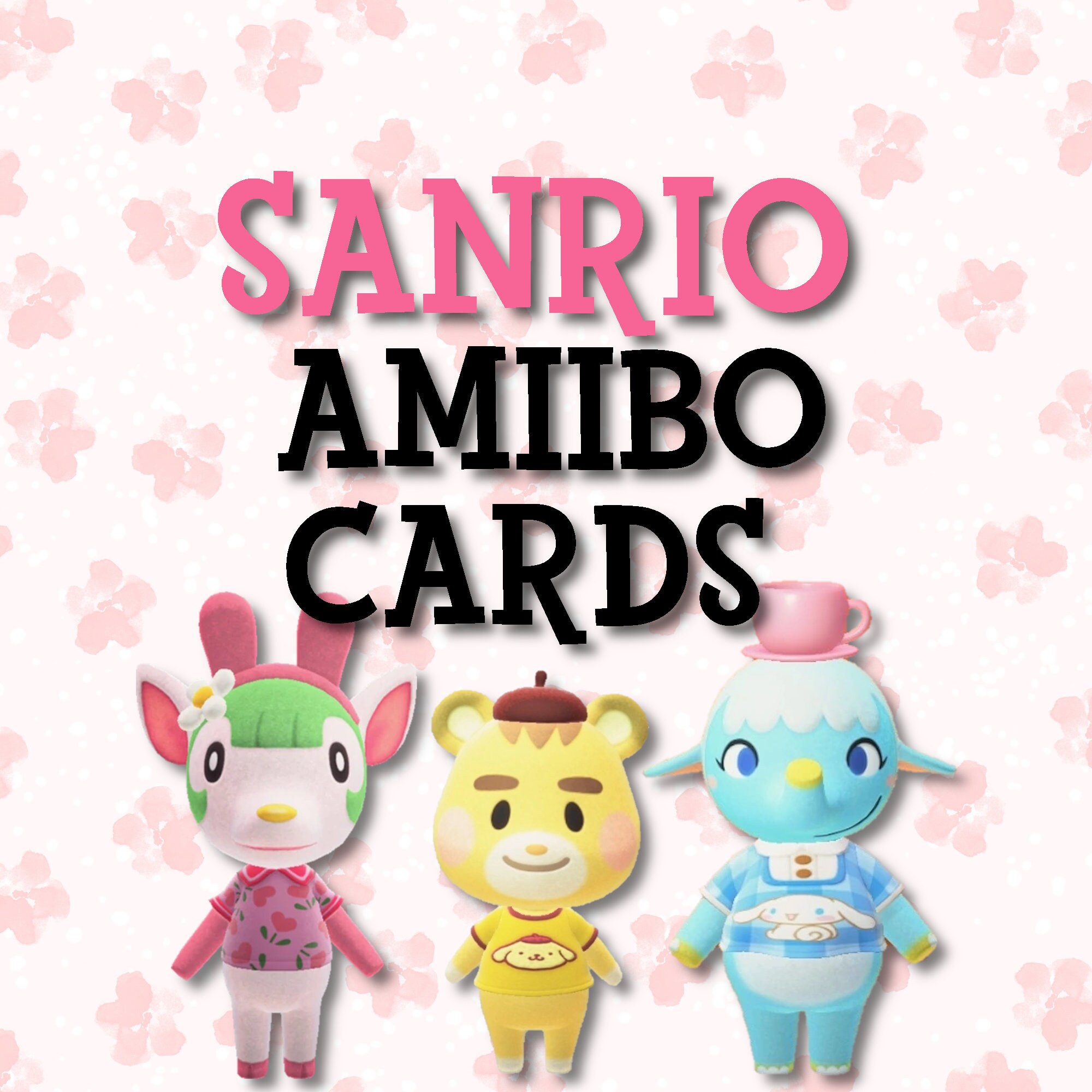 Animal Crossing Sanrio Amiibo Cards Etsy