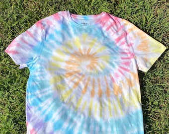 Adult Tie Dye Shirt // Womens Tie Dye Shirt // Mens Tie Dye Shirt // Unisex Tie Dye // Tie Dye Top // Tie Dye Tee Shirt // Bright Tie Dye