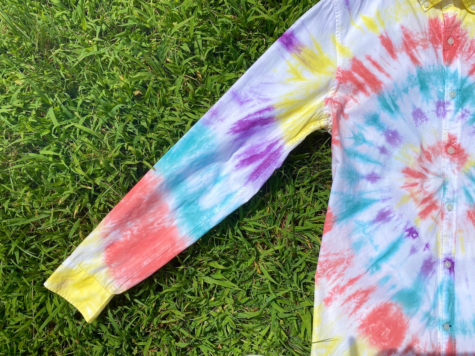 CUSTOM Womens Tie Dye Beach Cover Up Tie Dye Cover Up Tie Dye 