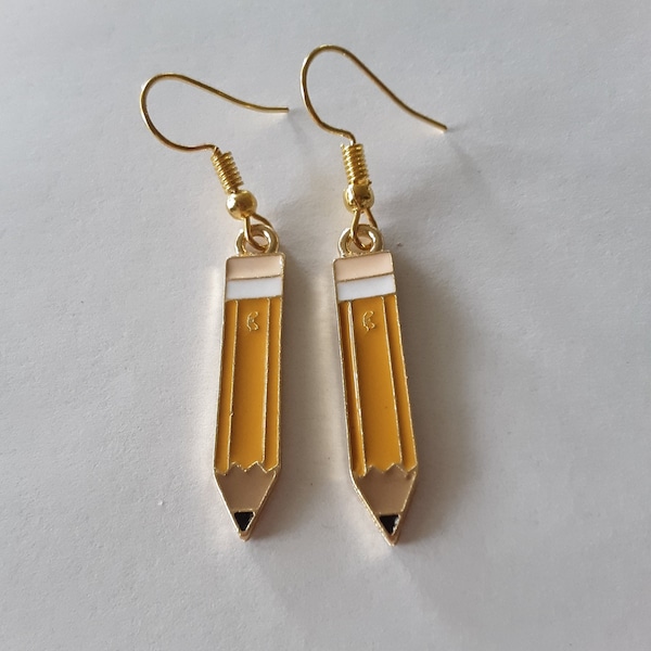 Pencil Earrings Etsy