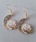 Cat on the Moon Earrings 