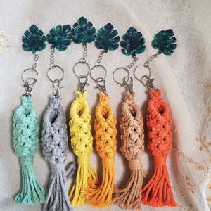Lip Balm Keychain, Chapstick Holder, Bohemian Keychain, Modern Pouch