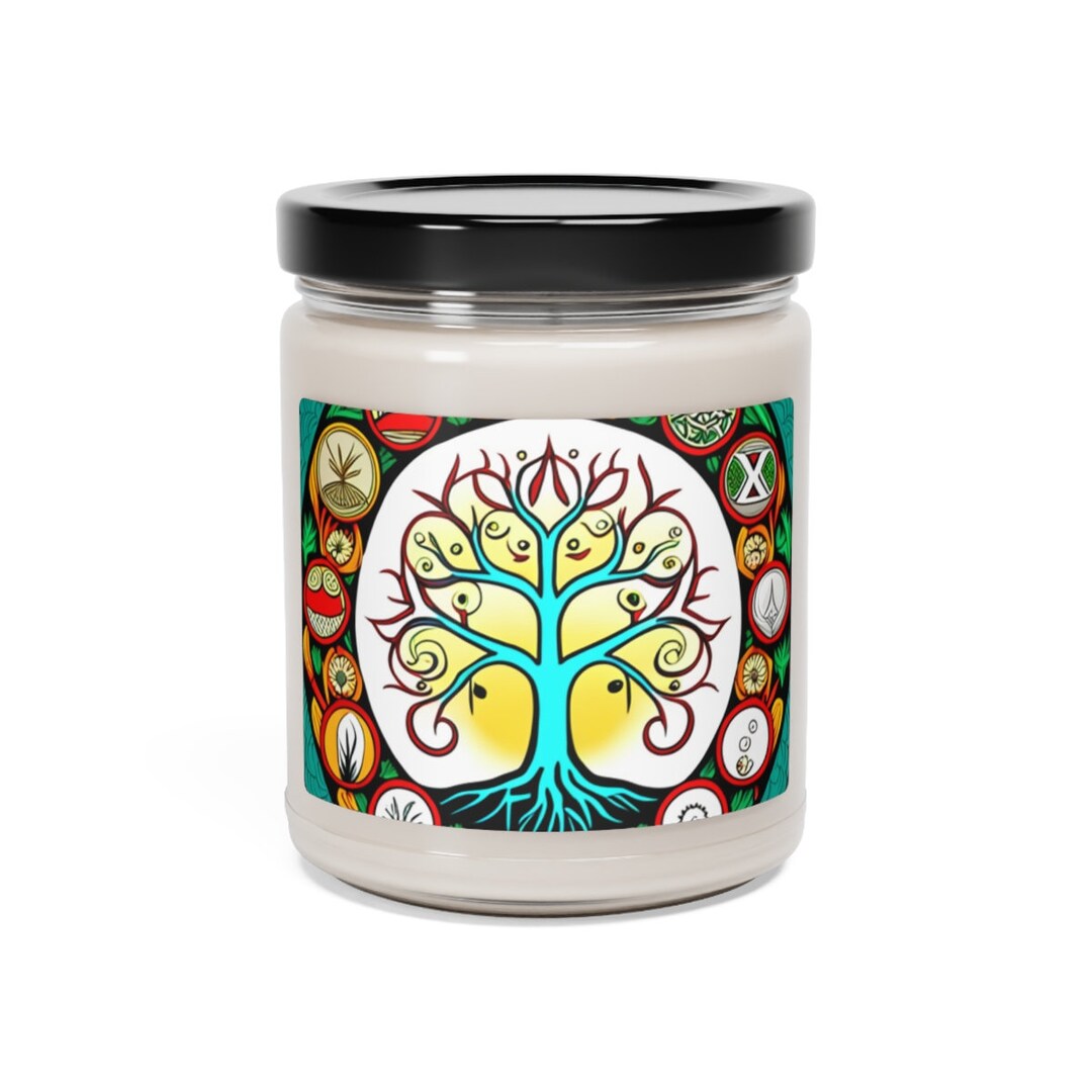 The Tree of Life Scented Candle 9 Oz Etsy
