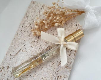 Guest favors Travel Spray with glitter and baby's breath - Fairytale guest favors for baptism, wedding, engagement, civil ceremony - Hediyelik