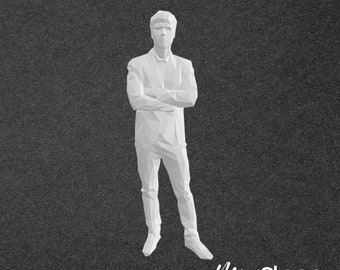 Ryan - Figure of a male Standing wearing a suit with his arms crossed