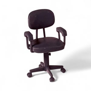 Scale model of a small office swivel chair
