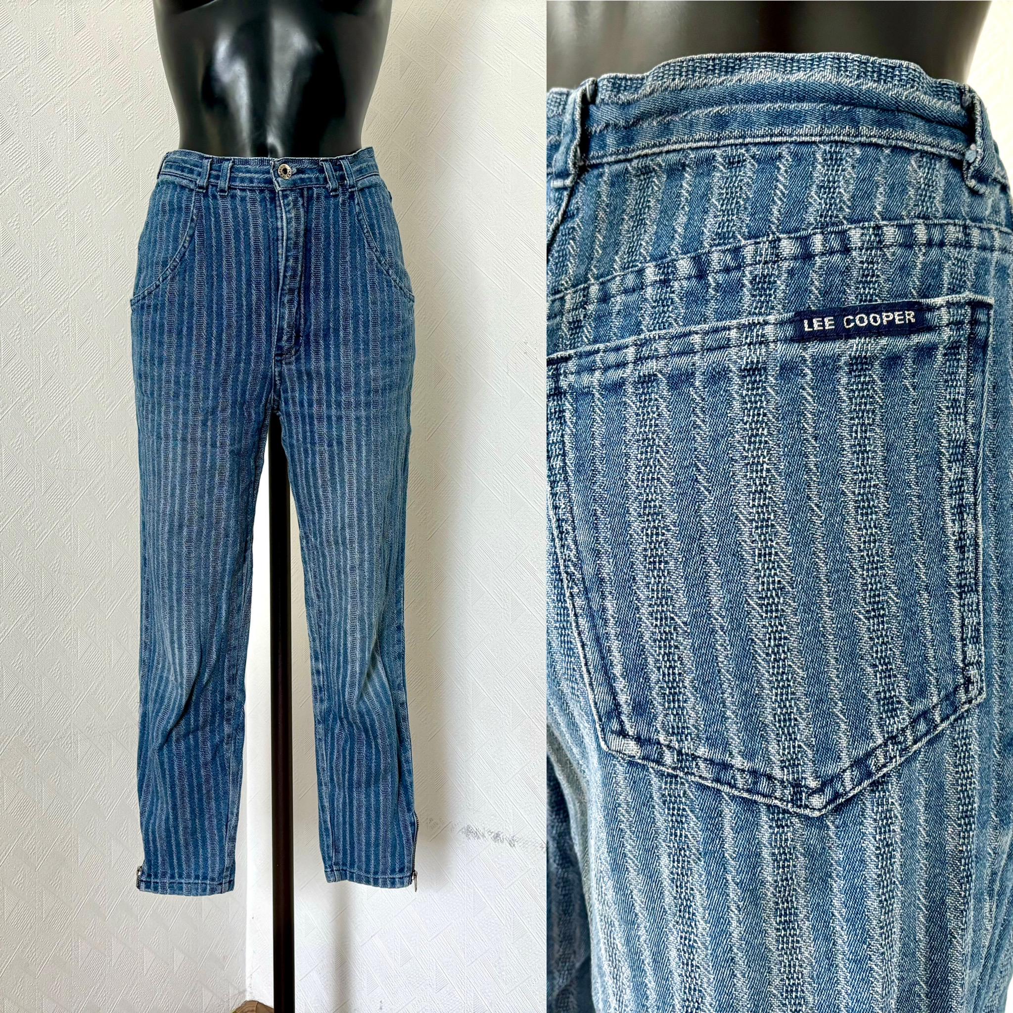 【美品】80's Lee 200 stripe denim pants 80s Lee stripe denim pants | port.