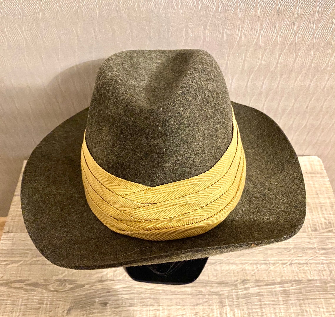 70s 80s Herbert Johnson Hatters Men's Fedora Felt Hat London Raiders