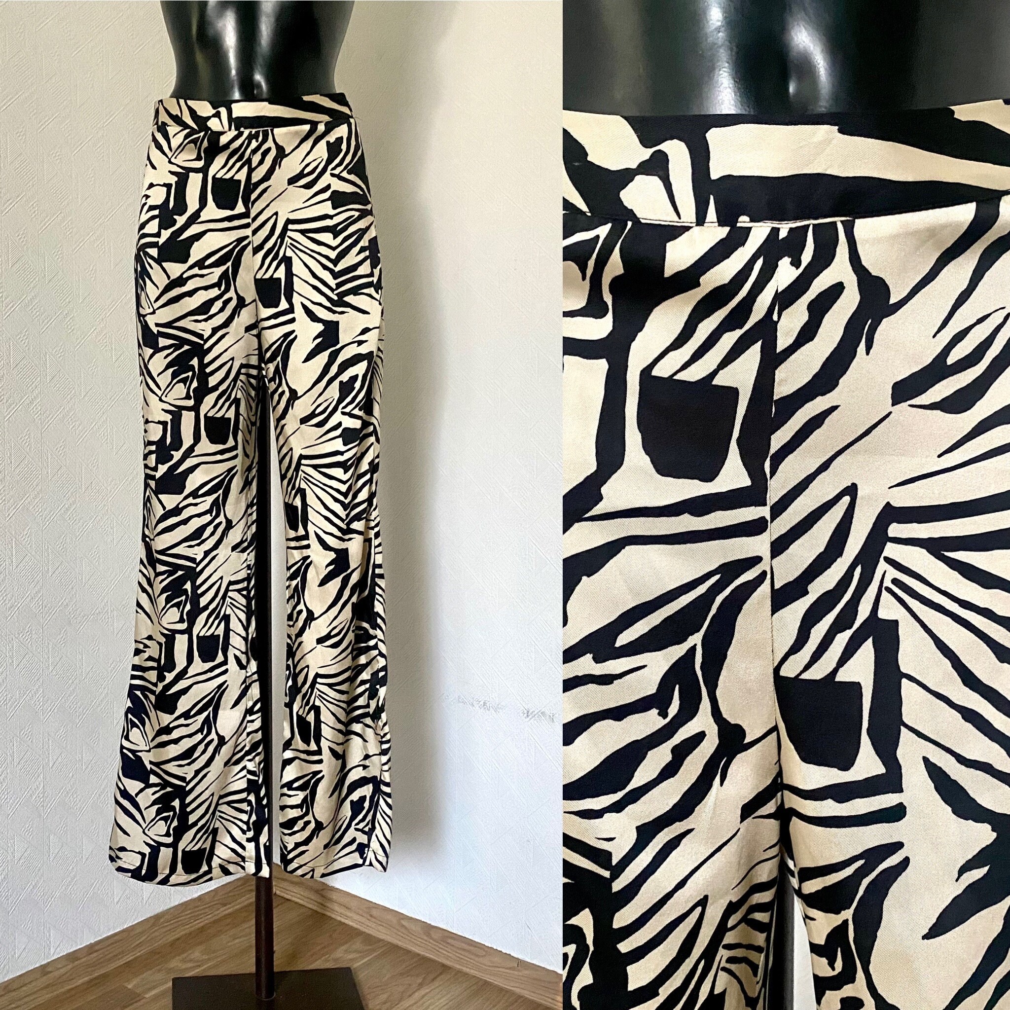 Black and white pants womens sales