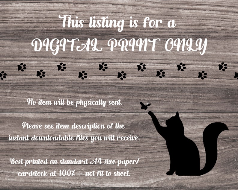 Whiskers Definition Printable Bookmark Set 4x 2x7in bookmarks Etsy