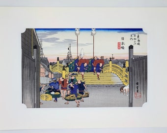 Utagawa Hiroshige-houtsnededruk, opnieuw gesneden editie