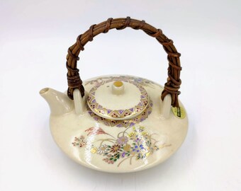 Flat Satsuma Kyusu teapot