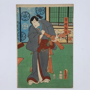 Original woodblock print by Utagawa Kunisada