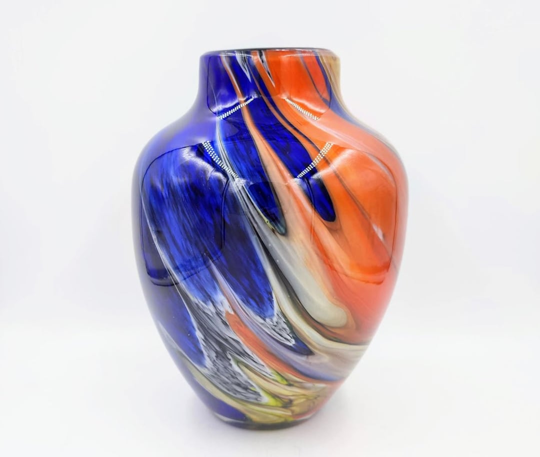 【週末限定】カメイガラス　花瓶　アンティーク 週末限定】カメイガラス 花瓶 アンティーク