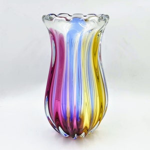Vintage Narumi Fantasy glass vase Japan