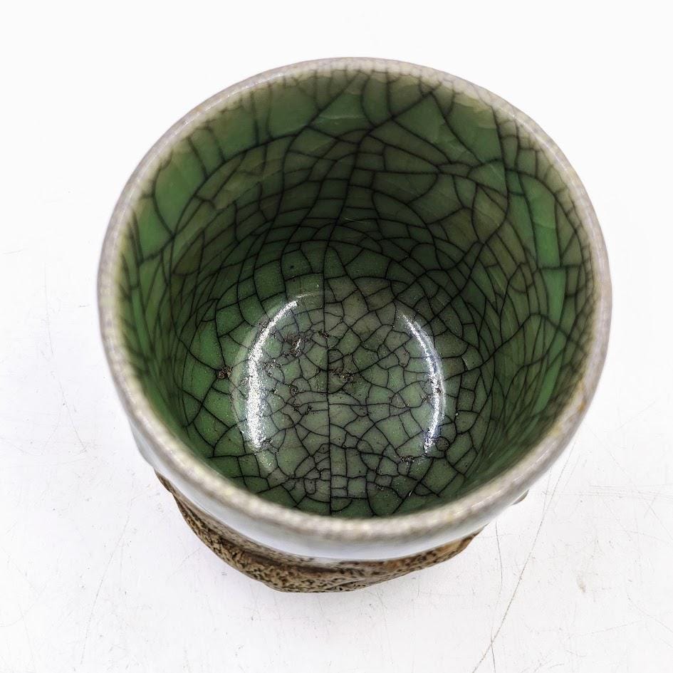 相馬焼 大堀相馬焼 巨大湯呑 アンティーク 鉢 ヴィンテージ 大堀相馬焼