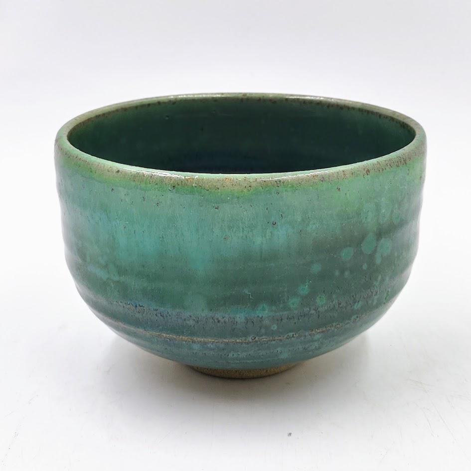 時代物青白いストライプの陶器の茶碗 main_612020_1-夫婦茶碗ギフト