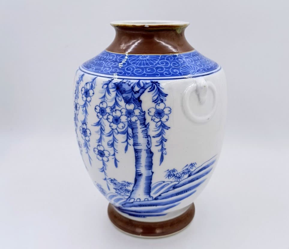アンティーク瀬戸焼花瓶 - Etsy 日本