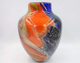 ヴィンテージ カメイ ガラスの花瓶 - Etsy 日本