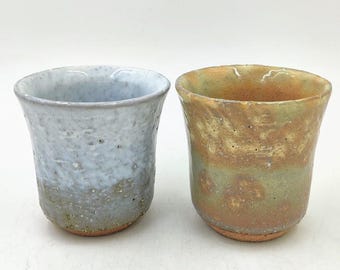 島岡達三作「益子湯呑」一対 - Etsy 日本