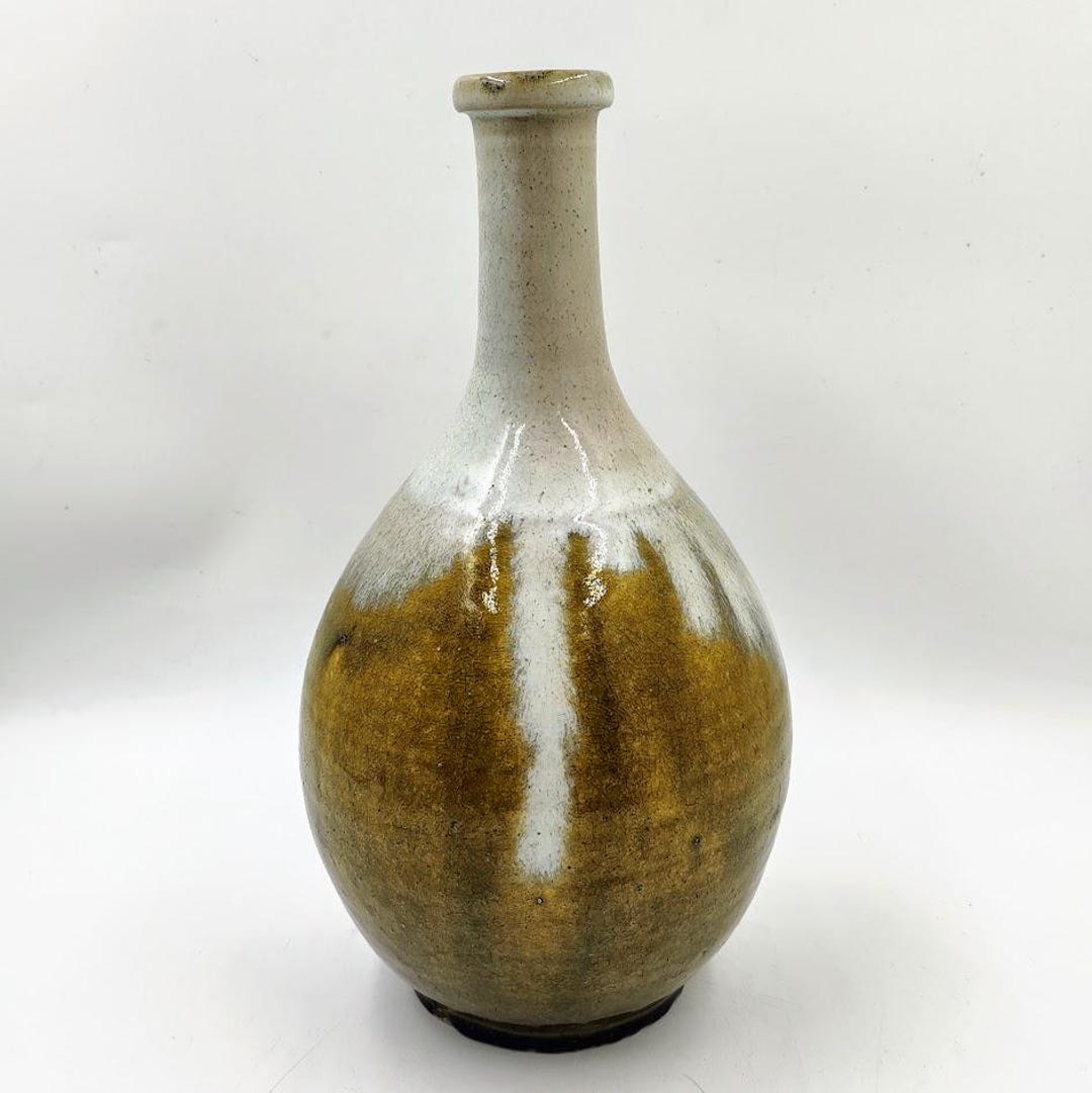 徳利または花瓶　瀬戸焼　アンティーク アンティーク瀬戸焼徳利 - Etsy 日本