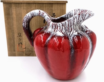 箕面焼　松田箕山　花瓶　24cm 松田亀山の箕面焼鍋 - Etsy 日本