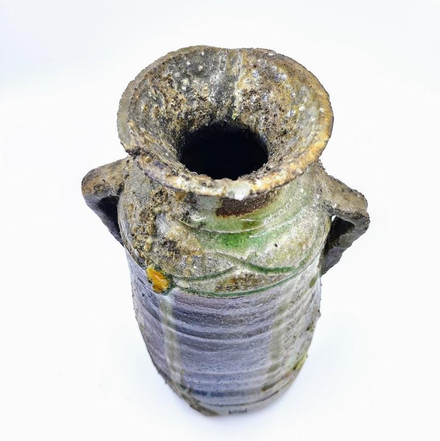Rustic Iga Yaki Vase - Etsy