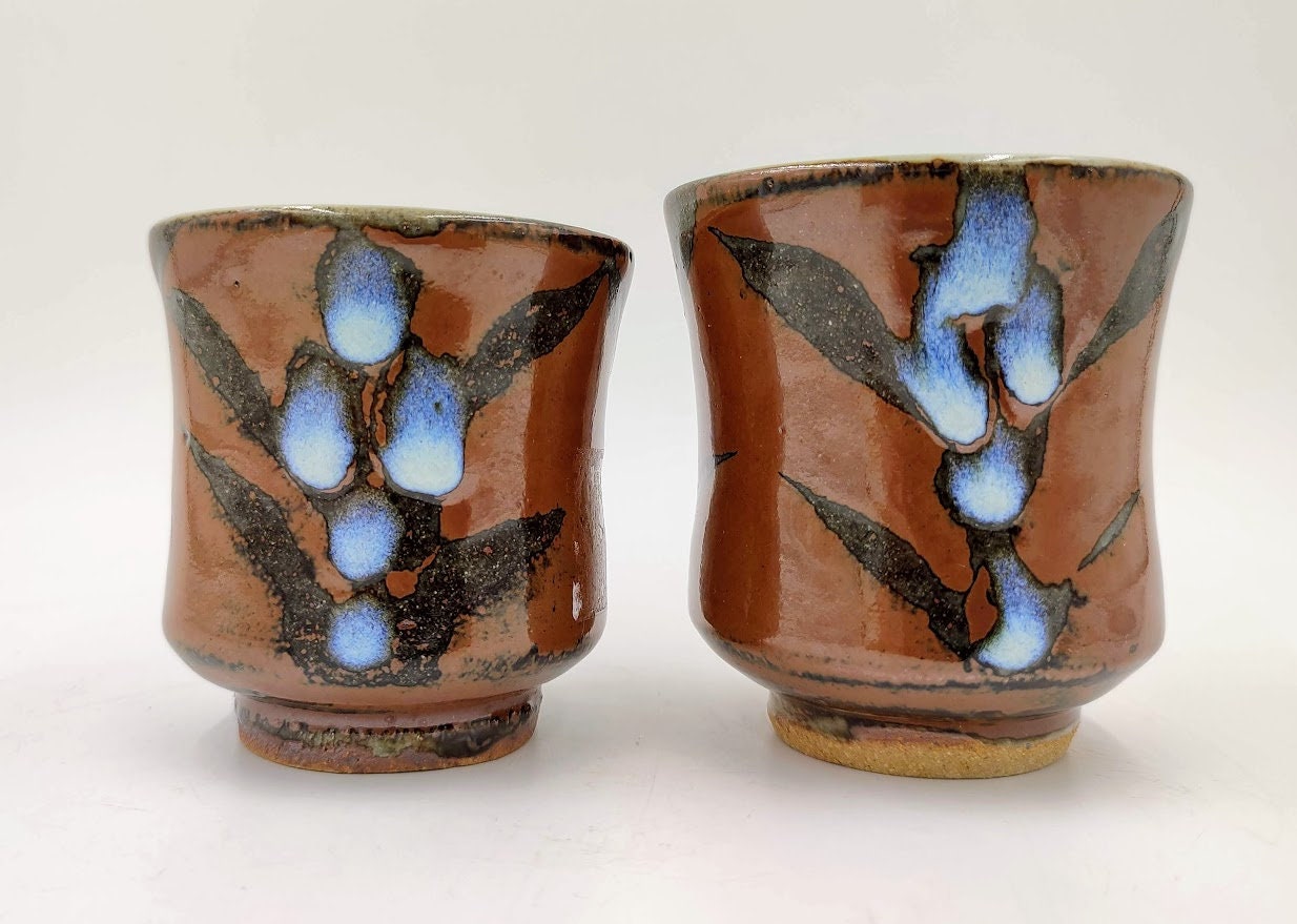 木村充作 益子湯呑みペア - Etsy 日本
