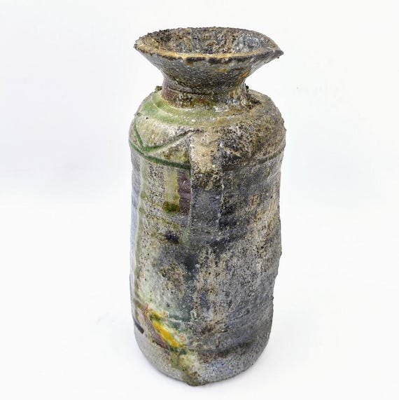 Rustic Iga Yaki Vase - Etsy