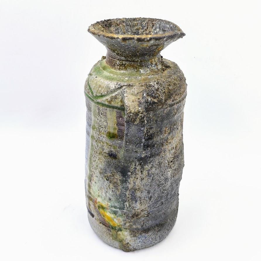 Rustic Iga Yaki Vase - Etsy
