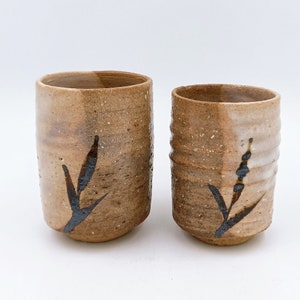 Pair of Kyo Yaki Yunomi cups