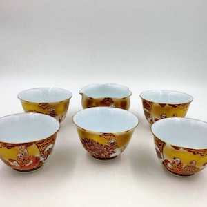 Kutani yaki tea set