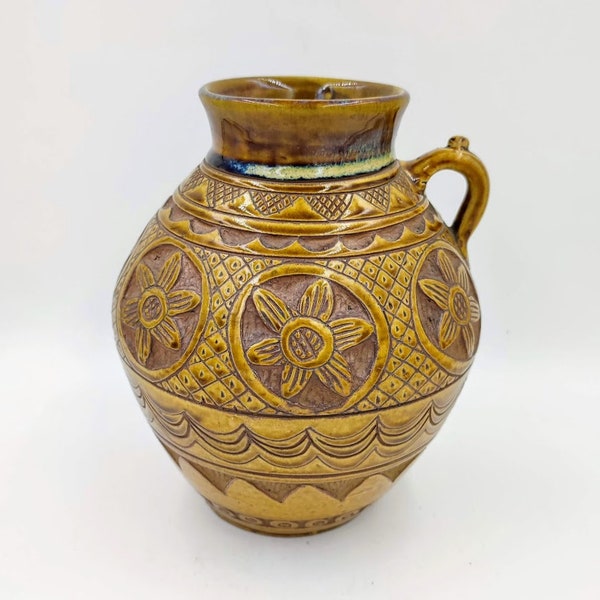 Antique Tsuboya Yaki jar