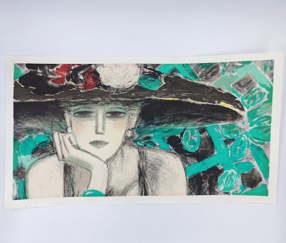 カシニョールスカーフアンティーク貴重 有名画家