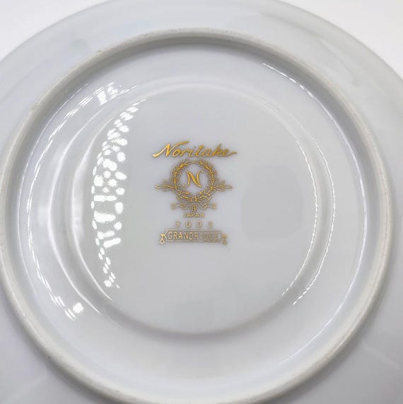 Noritake GOLDRIDGE プレート 5枚セット Art Deco Noritake Grand Ridge Tea Set. - Etsy
