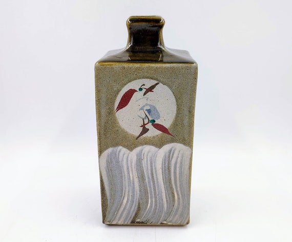 明石庄作作 益子瓶花瓶 - Etsy 日本