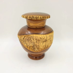 Wooden tea jar
