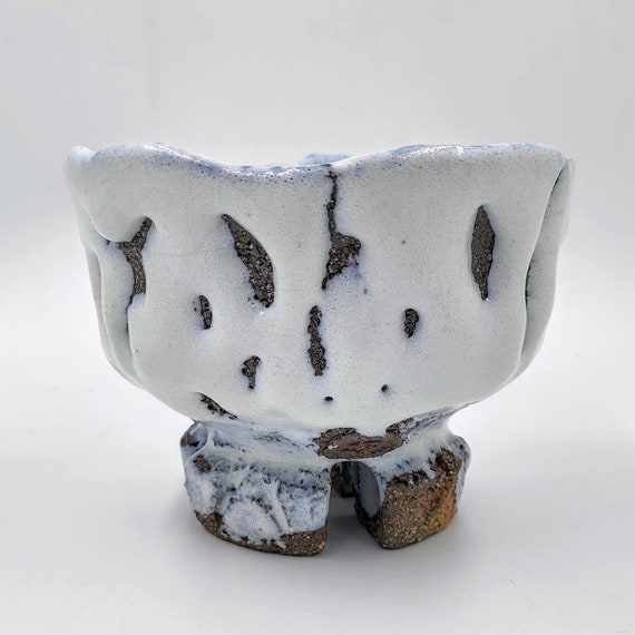 山根清巌作 鬼萩茶わん 山根清玩 - Etsy 日本