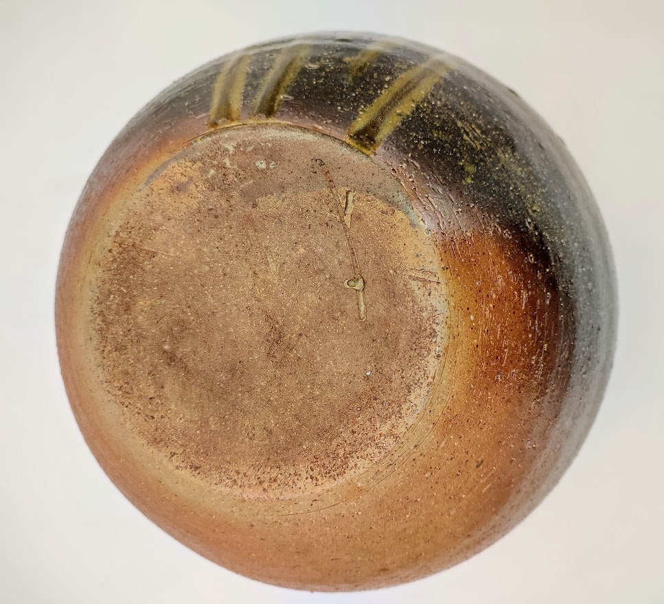 球状備前焼花瓶 宮本陶朋 Miyamoto Tōhō - Etsy 日本