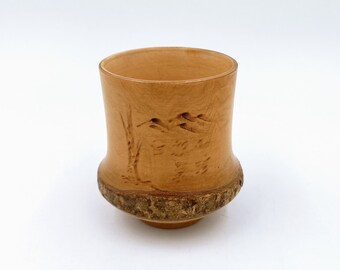 Copa Yunomi de madera