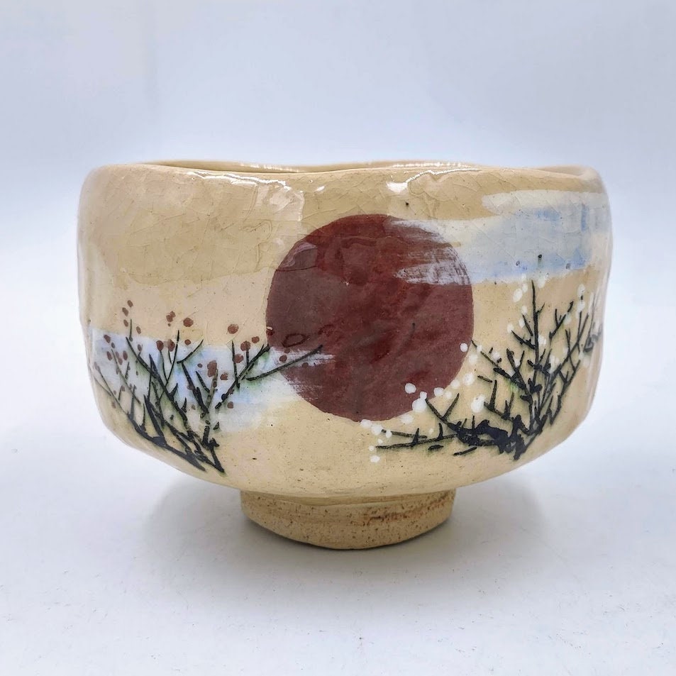 Raku Yaki Chawan by Kawasaki Waraku - Etsy