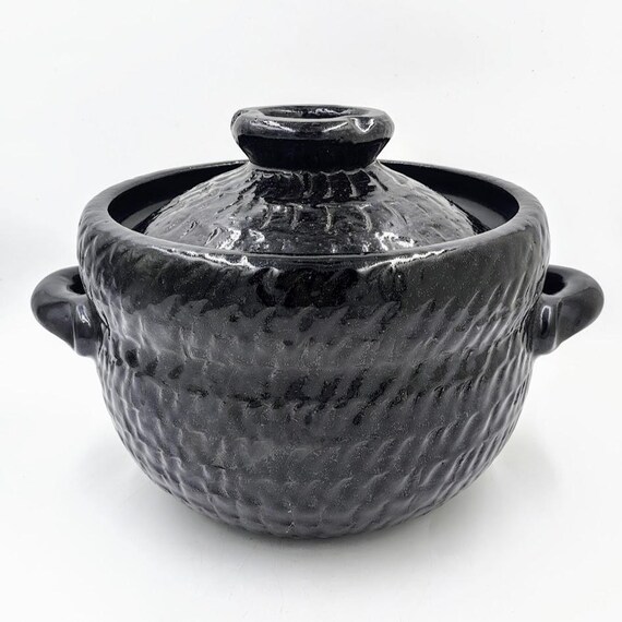 安楽窯の黒有田焼土鍋 - Etsy 日本