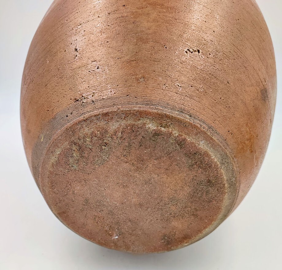 備前焼　大型徳利　無釉焼き締め　骨董品　アンティーク置物 アンティーク備前焼 大型徳利 - Etsy 日本