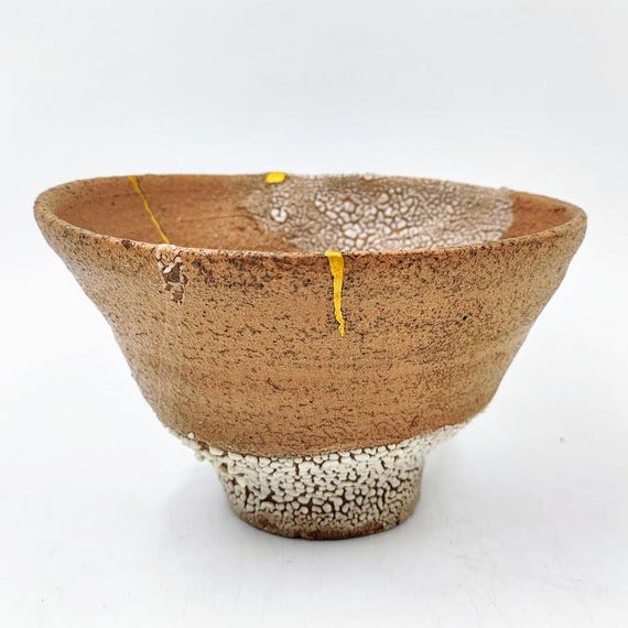 金継ぎ修理大井戸茶わん - Etsy 日本