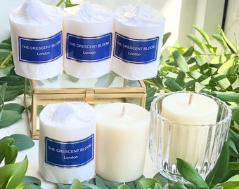 Votive Candles Scented Set Refill | Mini Candles | Scented Candle Selection | Natural Soy Wax | Luxury