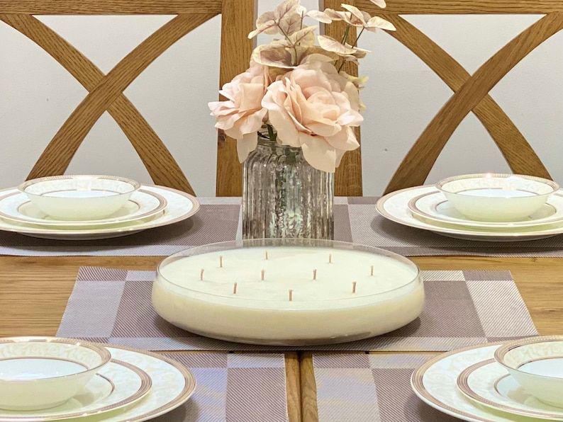 Extra Extra Large Candle | 10 Wick | Super Size | Table centrepiece | Weddings | Events | Extra large candle | Very large candle image 1