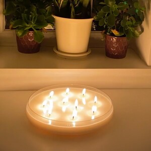 Extra Extra Large Candle | 10 Wick | Super Size | Table centrepiece | Weddings | Events | Extra large candle | Very large candle image 3